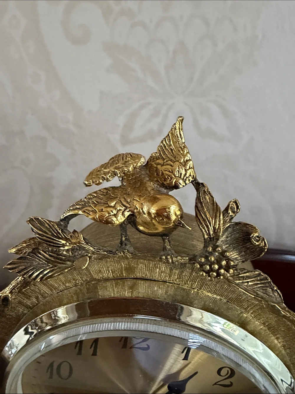 Vintage Matson Hollywood Regency alarm clock